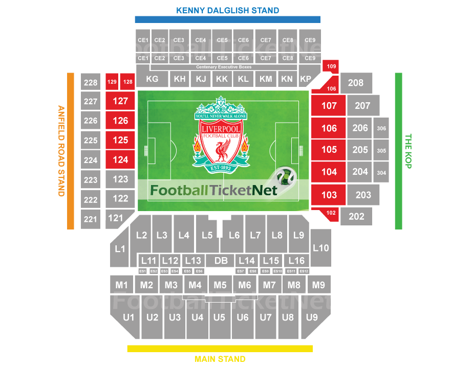 Liverpool vs Crystal Palace 19/01/2019 Football Ticket Net