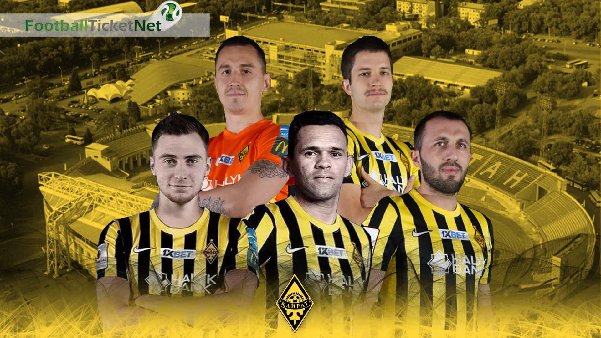 Kairat football match atmosphere