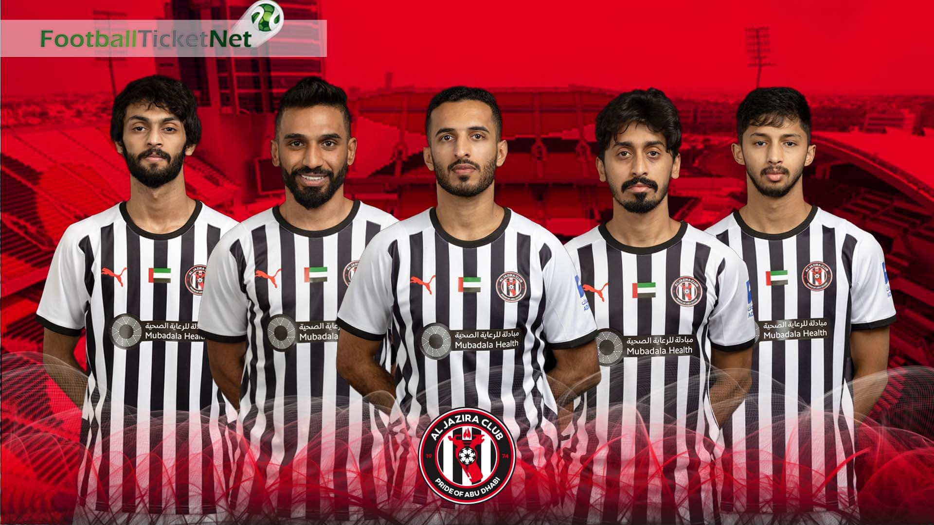 Al Jazira football match atmosphere