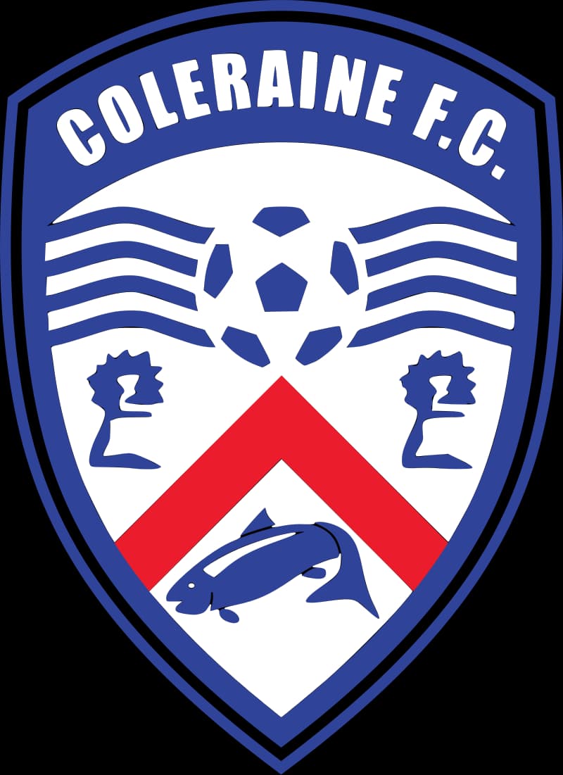 Coleraine FC football match atmosphere