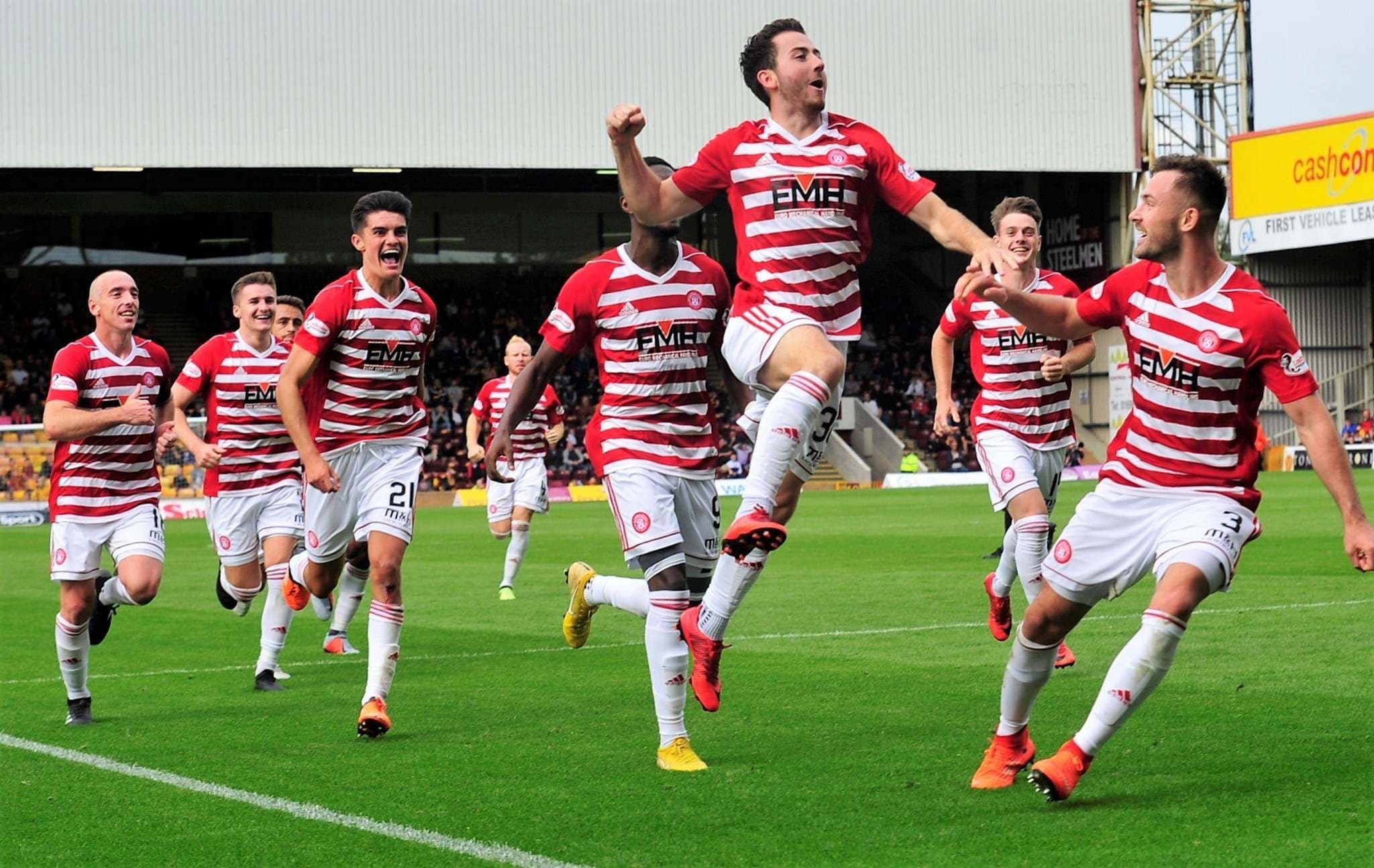 Hamilton Academical football match atmosphere