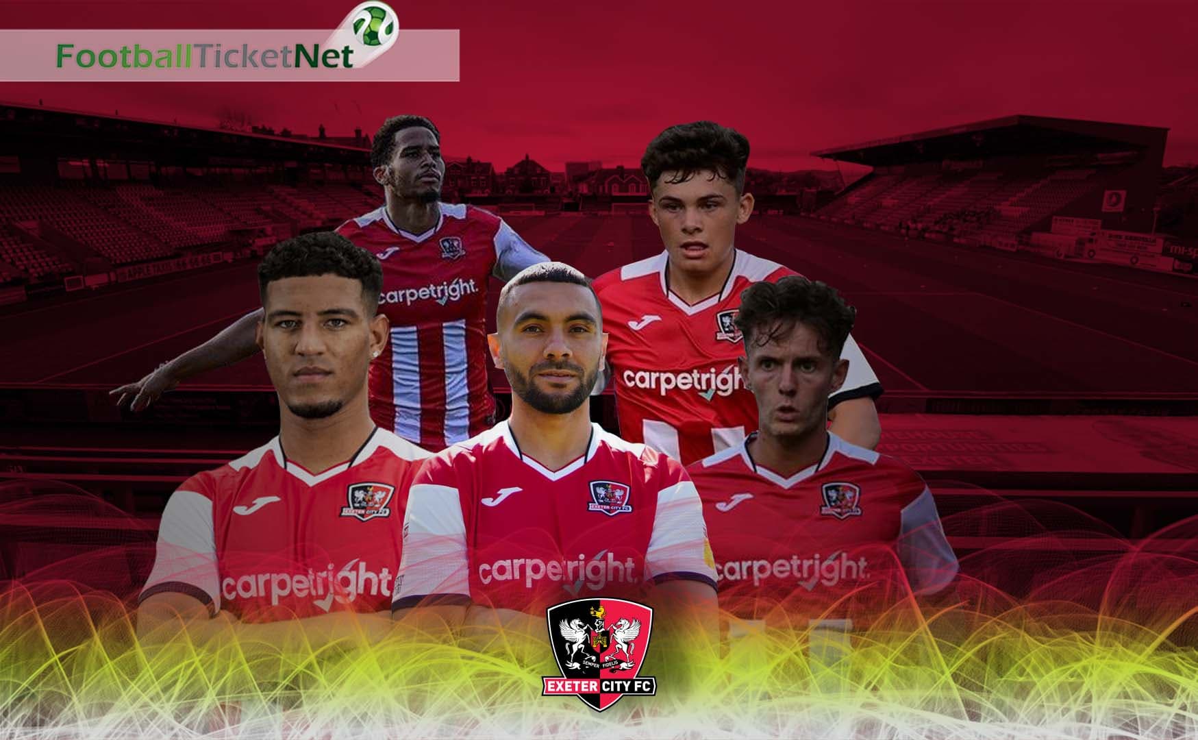 Exeter City football match atmosphere
