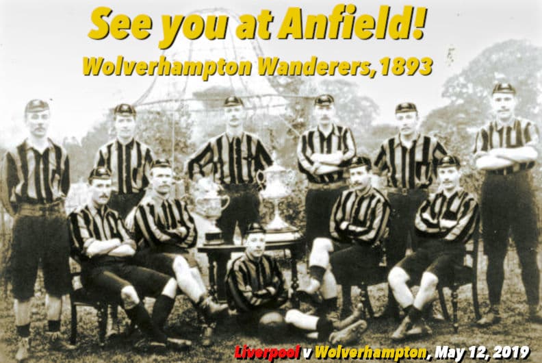Liverpool and Wolves players in a Premier League match