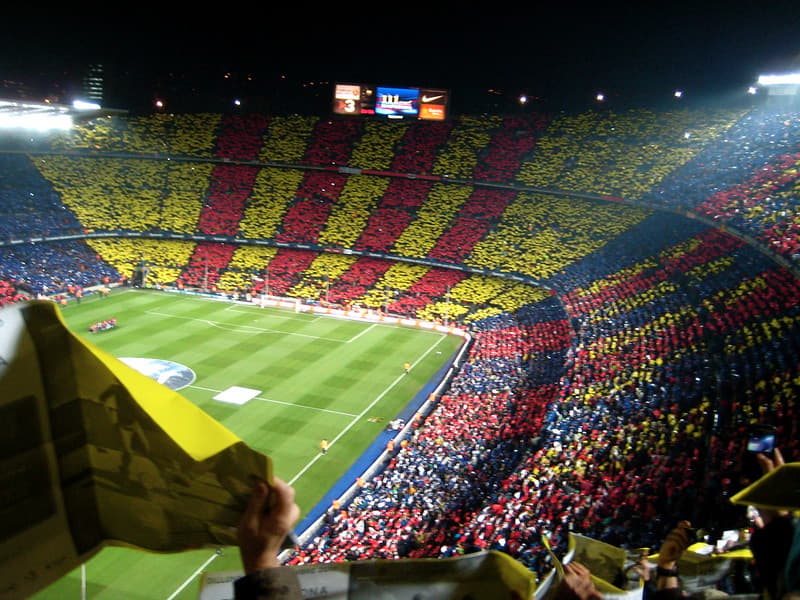 FC Barcelona players during a difficult La Liga run