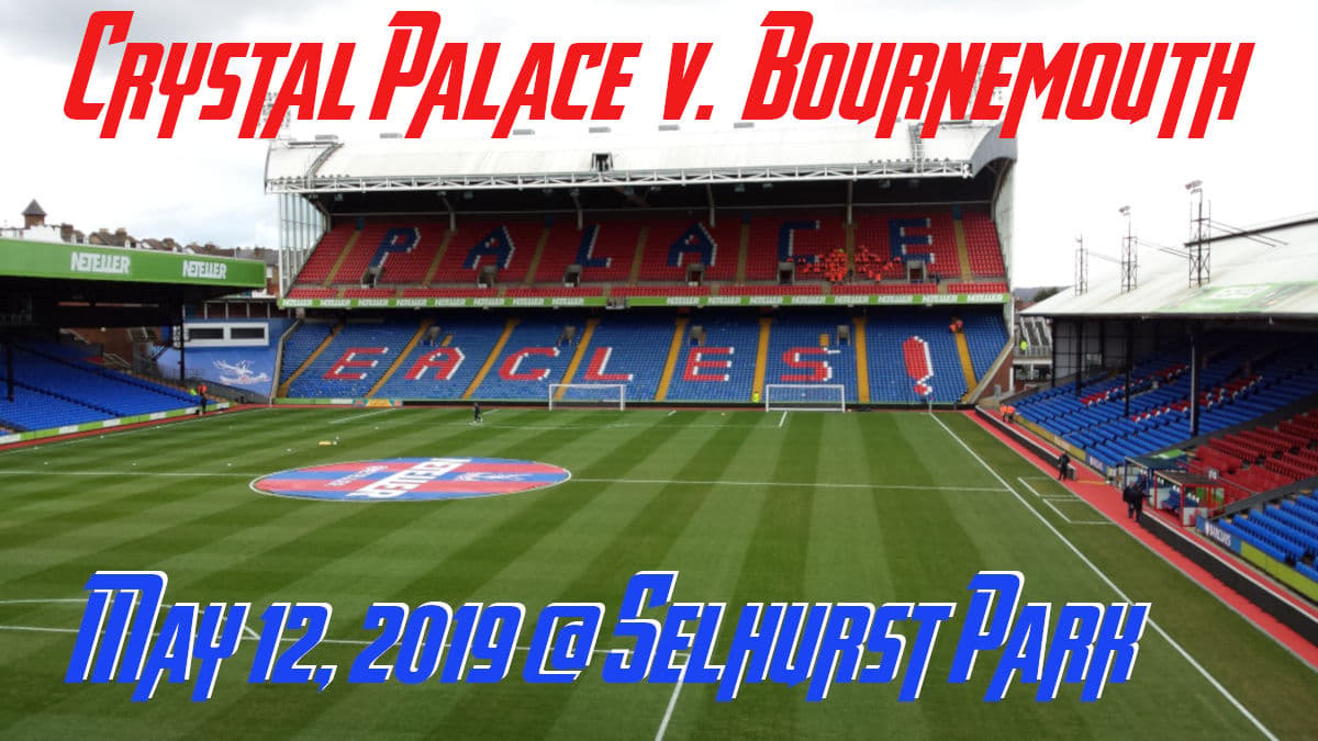 Crystal Palace and Bournemouth players in a Premier League match