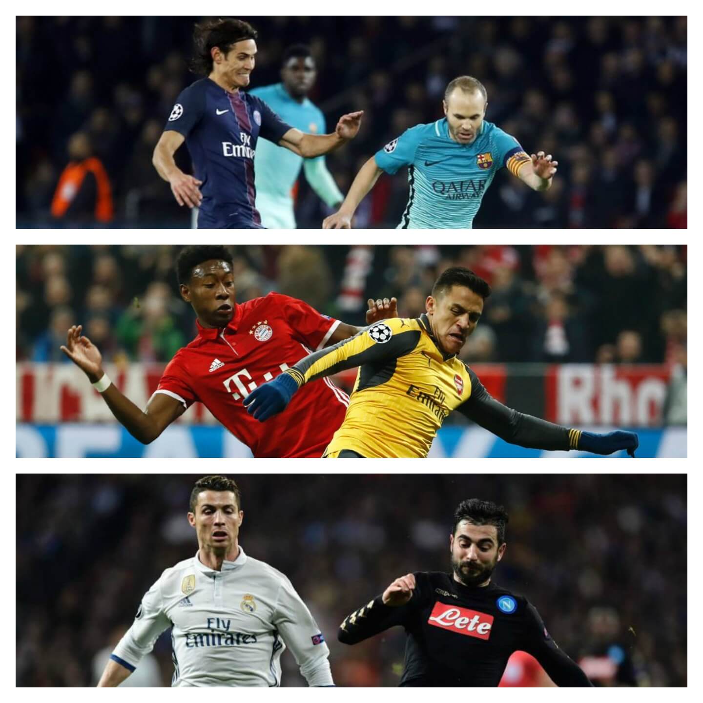 Champions League quarter-final qualification battle