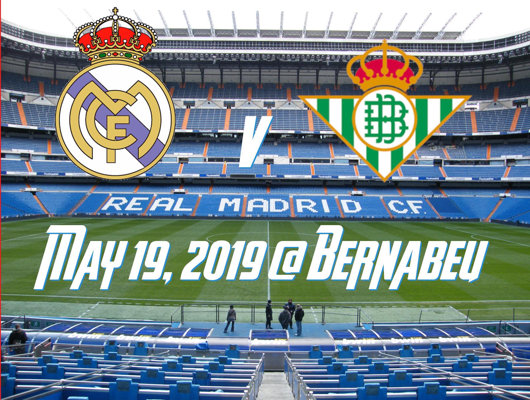 Real Madrid players at the Santiago Bernabeu