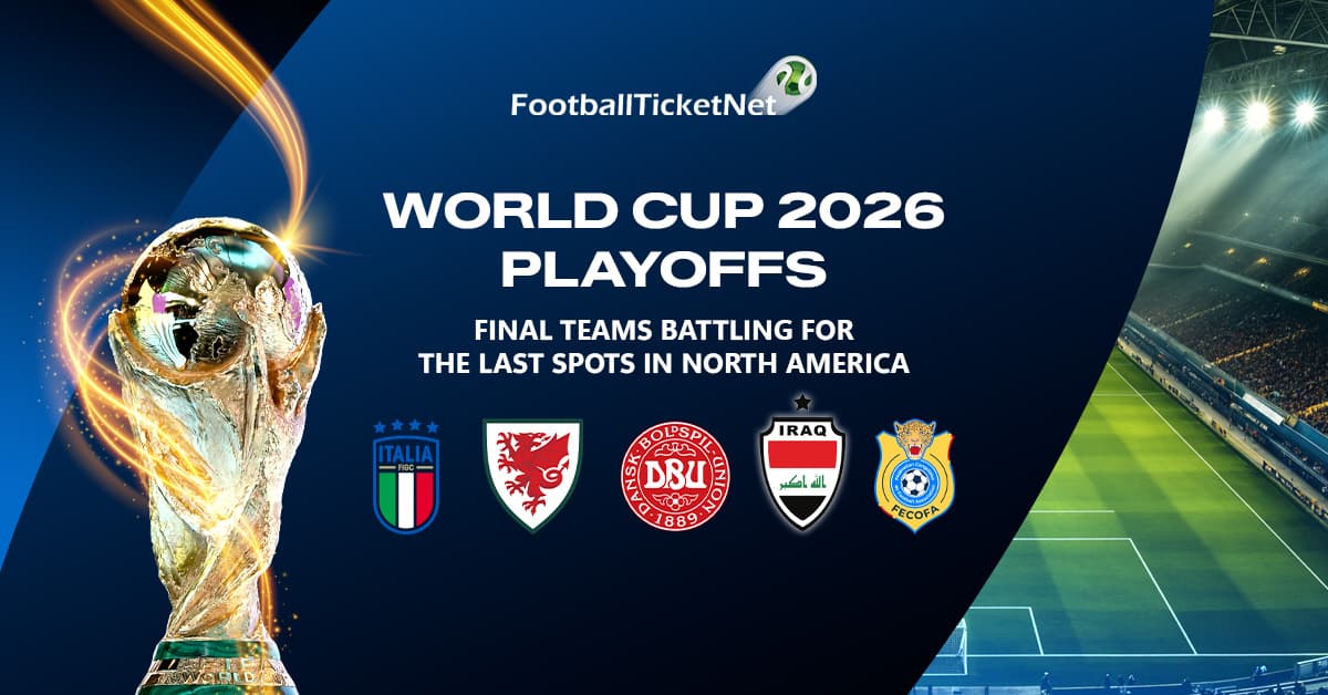 National teams competing in World Cup qualifying playoffs