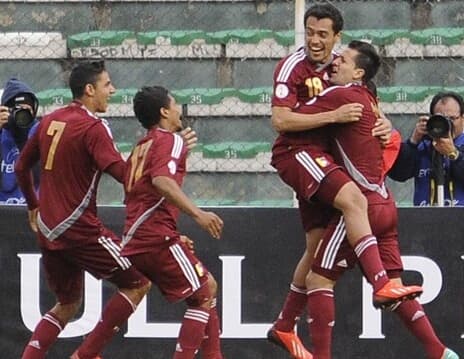 Venezuela football match atmosphere