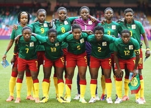 Cameroon (Women) football match atmosphere