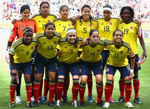 Colombia (Women) football match atmosphere