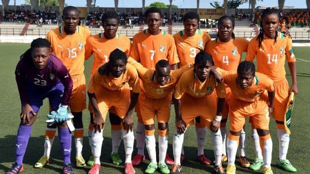 Ivory Coast (Women) football match atmosphere