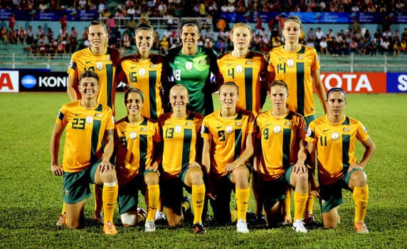 Australia (Women) football match atmosphere
