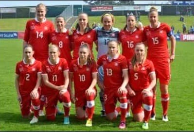 Switzerland (Women) football match atmosphere
