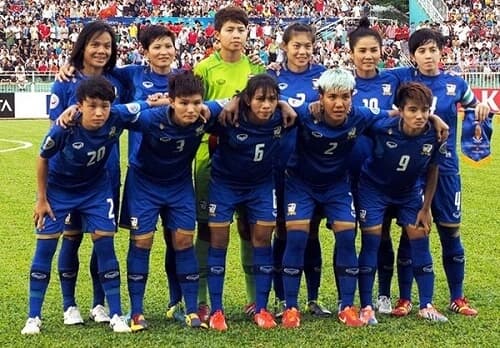 Thailand (Women) football match atmosphere