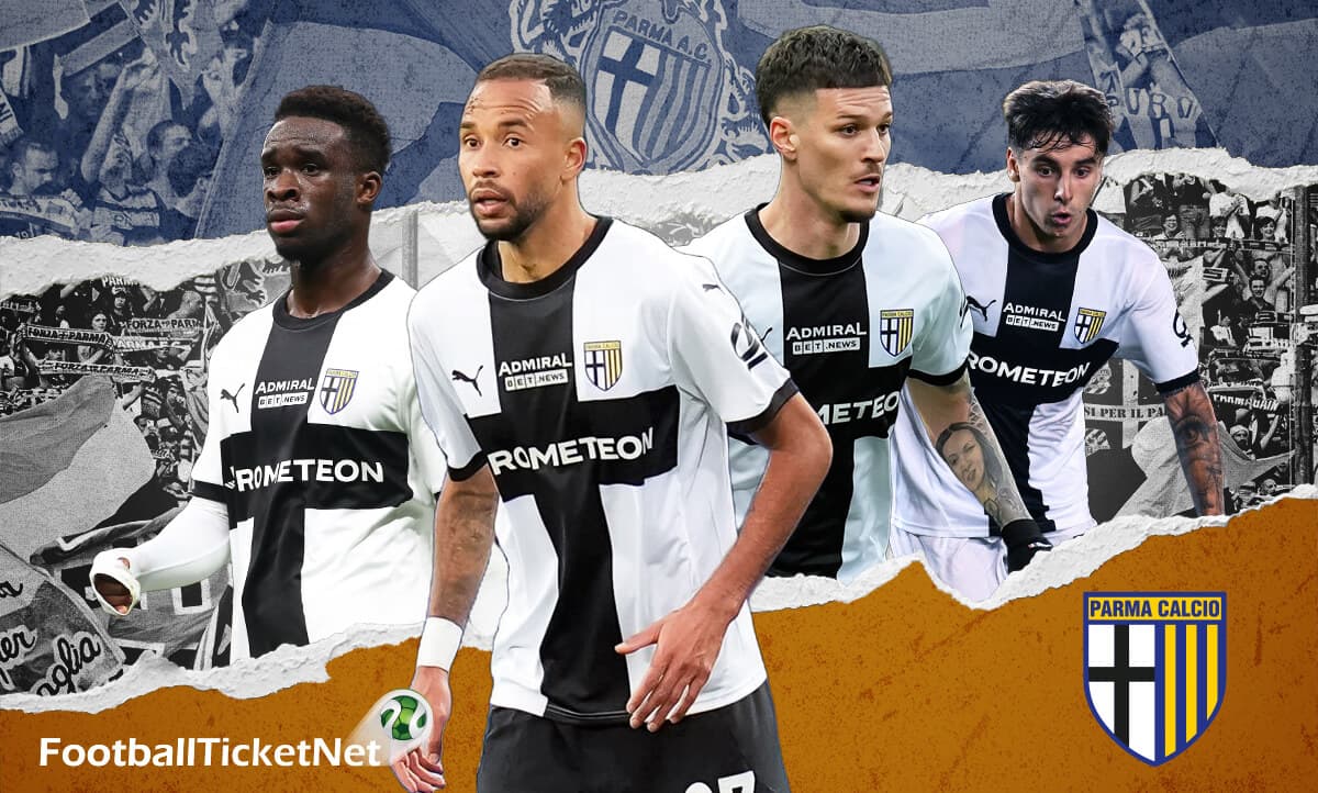 Stimmung beim Fußballspiel von Parma