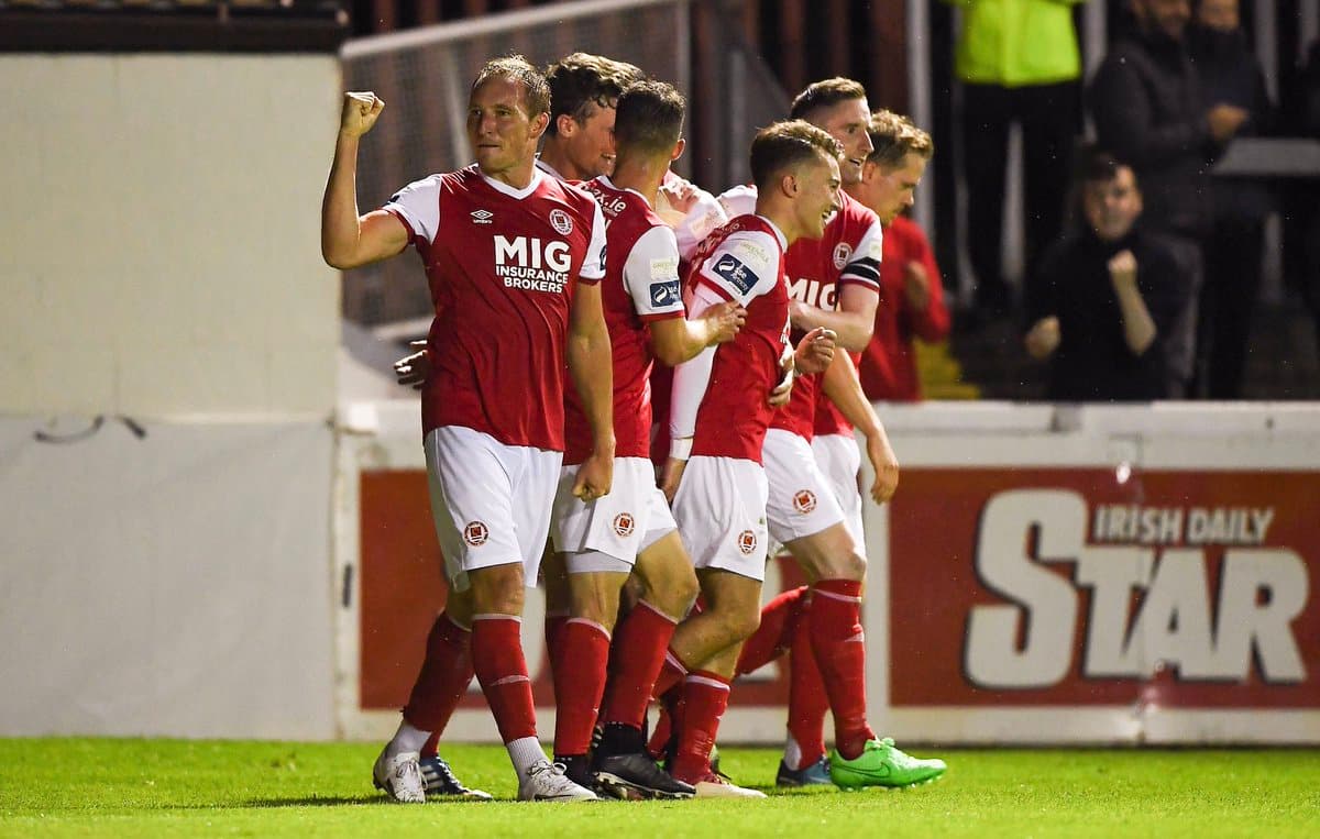 St Patricks Athletic FC football match atmosphere