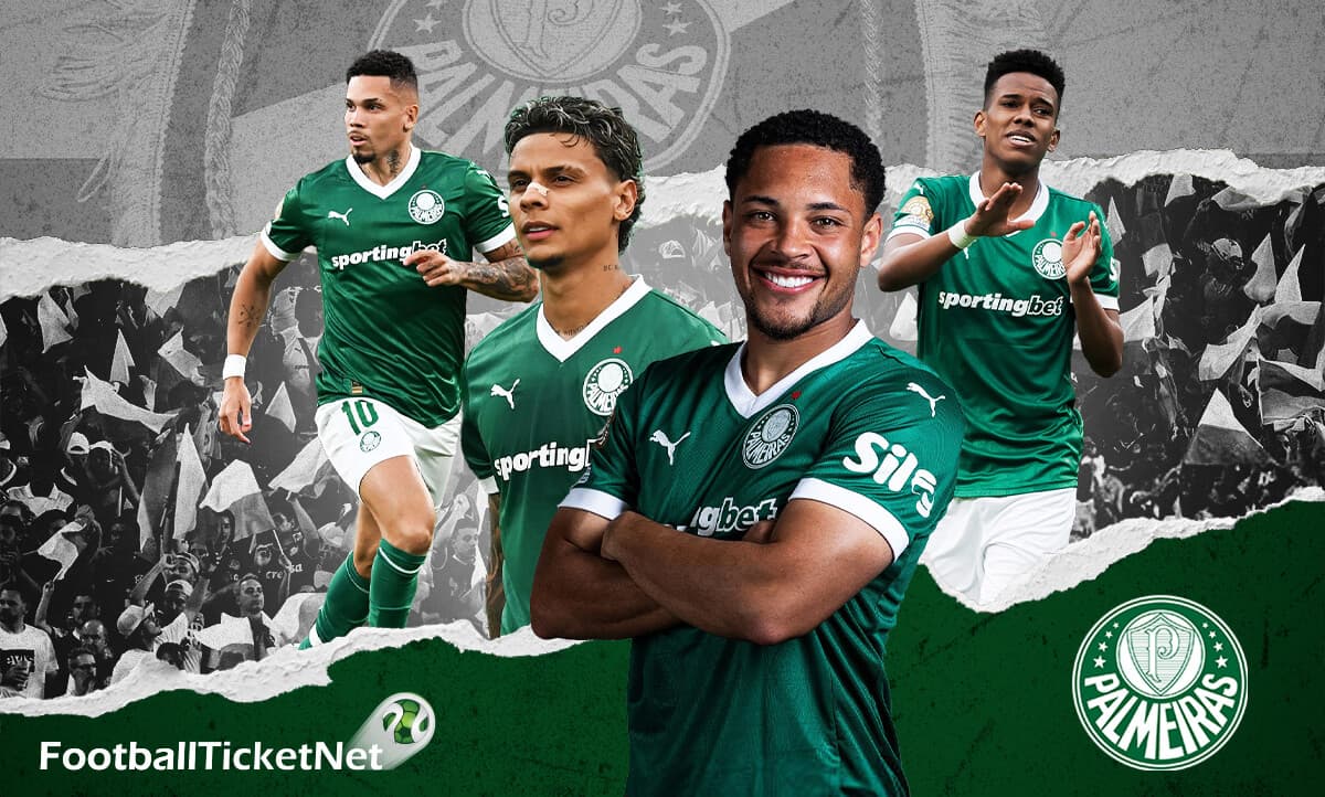 Stimmung beim Fußballspiel von Palmeiras
