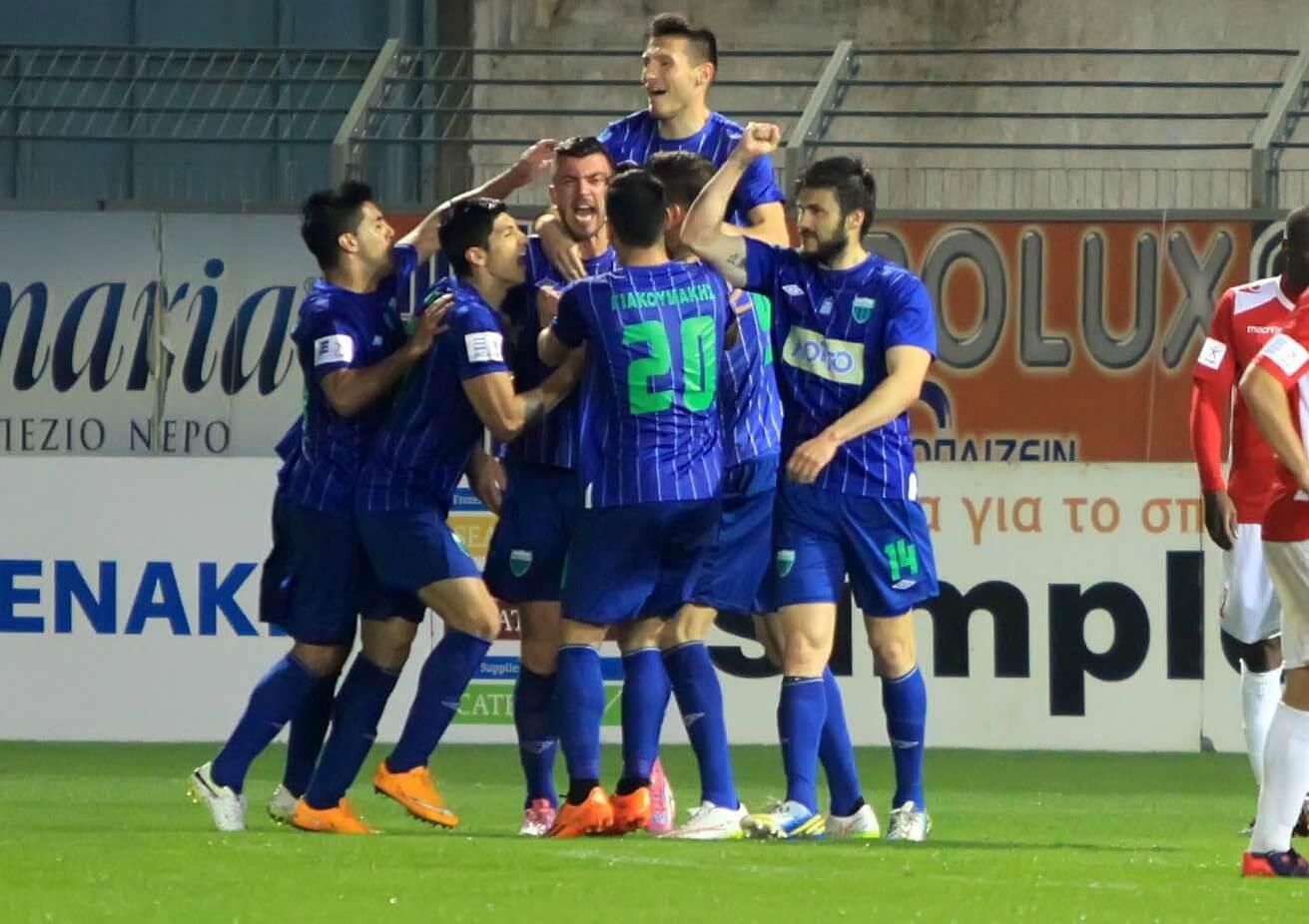 Levadiakos football match atmosphere