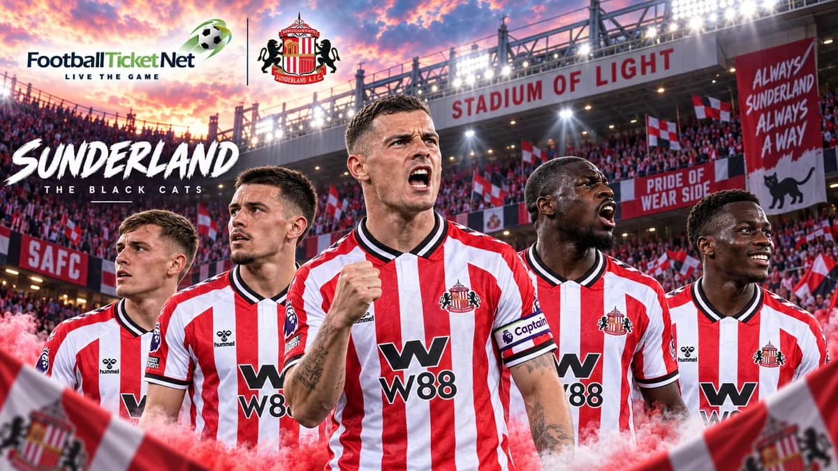Sunderland football match atmosphere