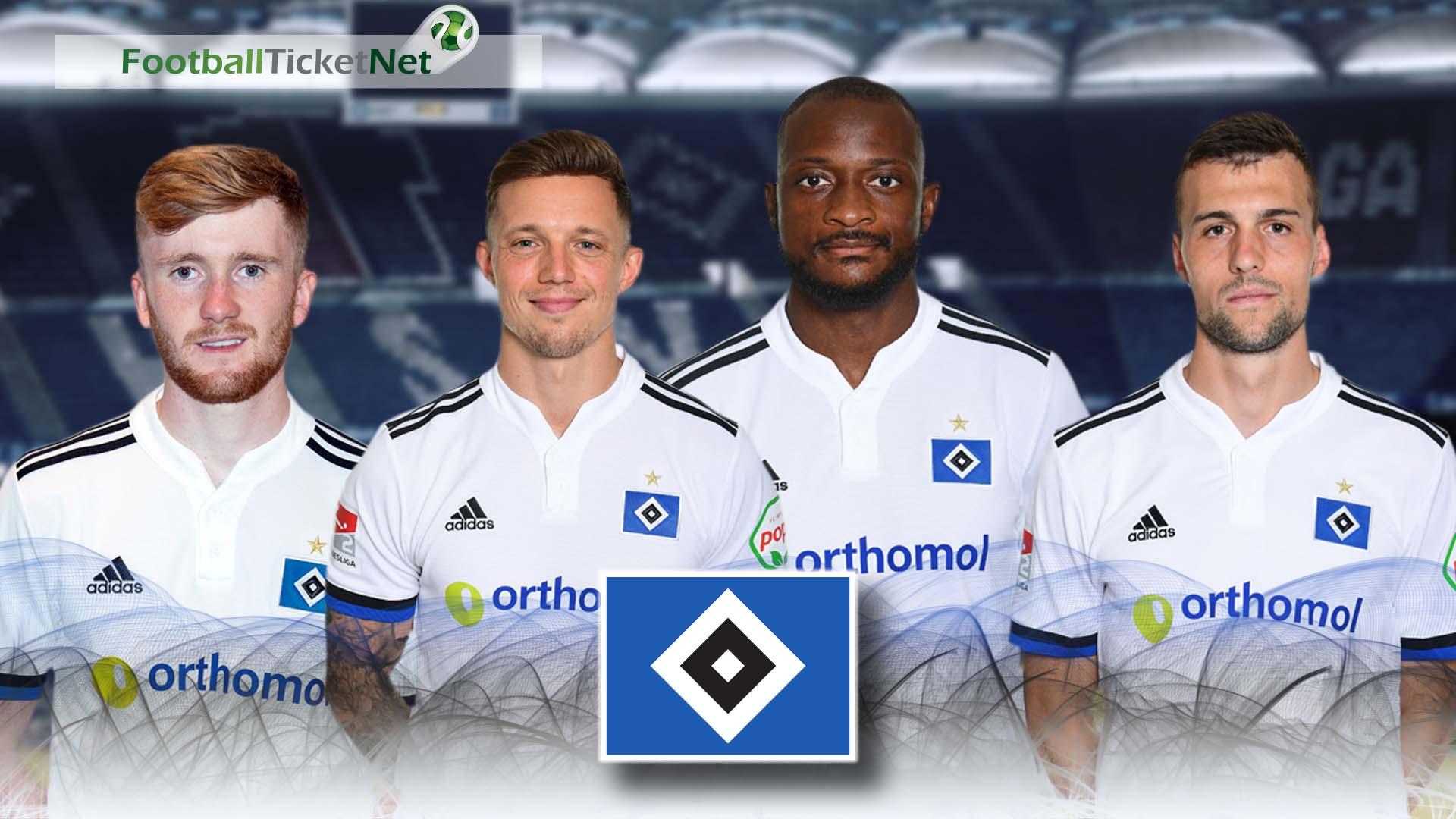 Stimmung beim Fußballspiel von Hamburger SV