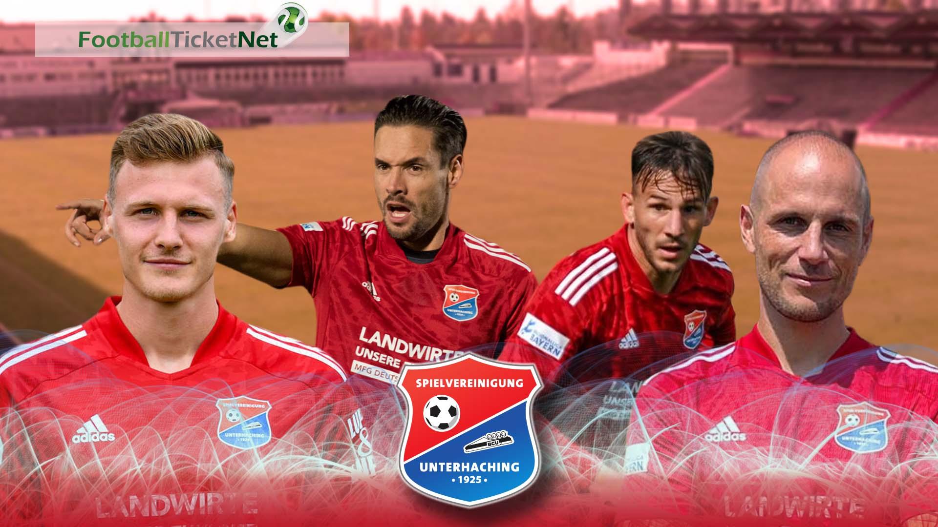 Ambiente en un partido de fútbol de SpVgg Unterhaching