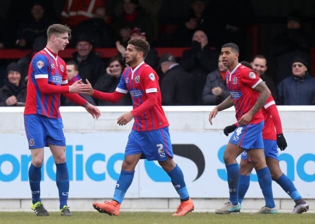 Dagenham & Redbridge football match atmosphere