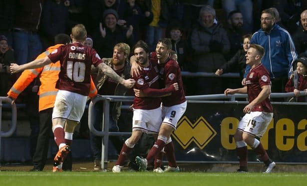Northampton Town football match atmosphere