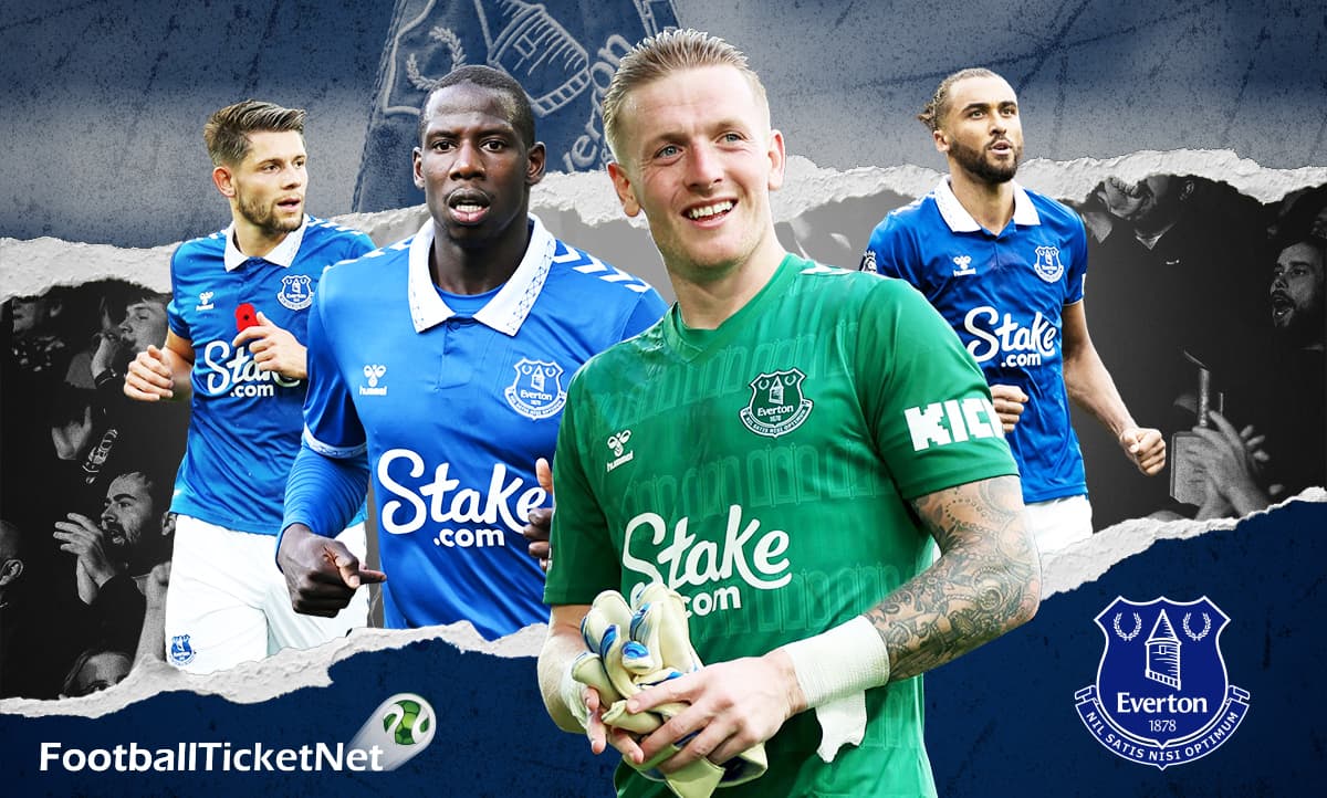 Sfeer bij een voetbalwedstrijd van Everton