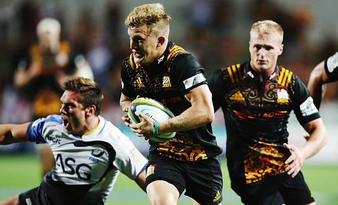 Stimmung beim Fußballspiel von Waikato Chiefs