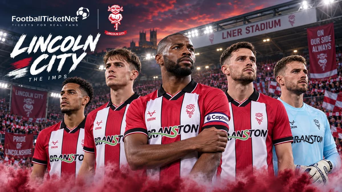 Lincoln City football match atmosphere