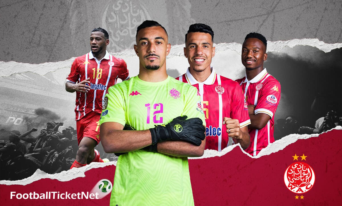 Stemning til en Wydad AC-fodboldkamp