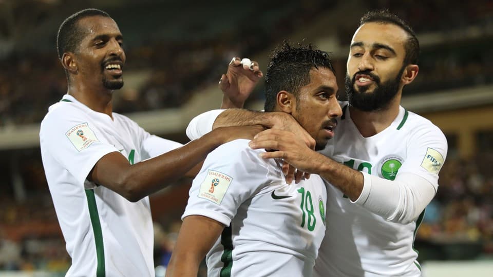 Saudi Arabia football match atmosphere