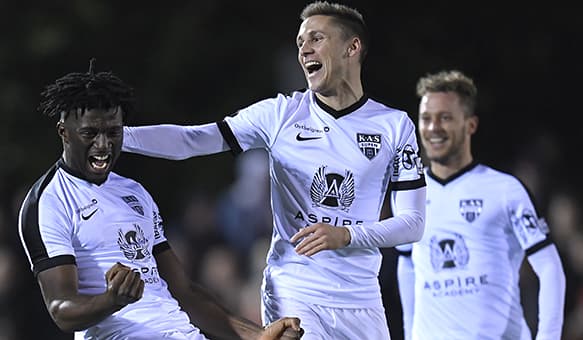 Eupen football match atmosphere