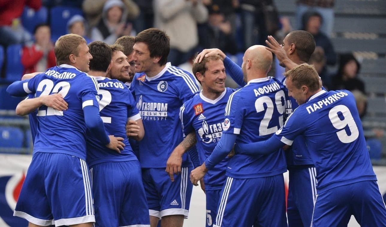 FC Orenburg football match atmosphere