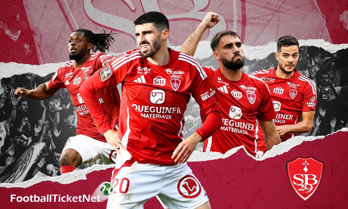 Brest football match atmosphere