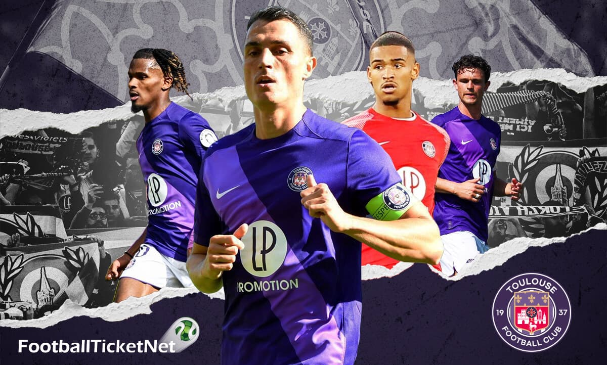 Stimmung beim Fußballspiel von Toulouse FC