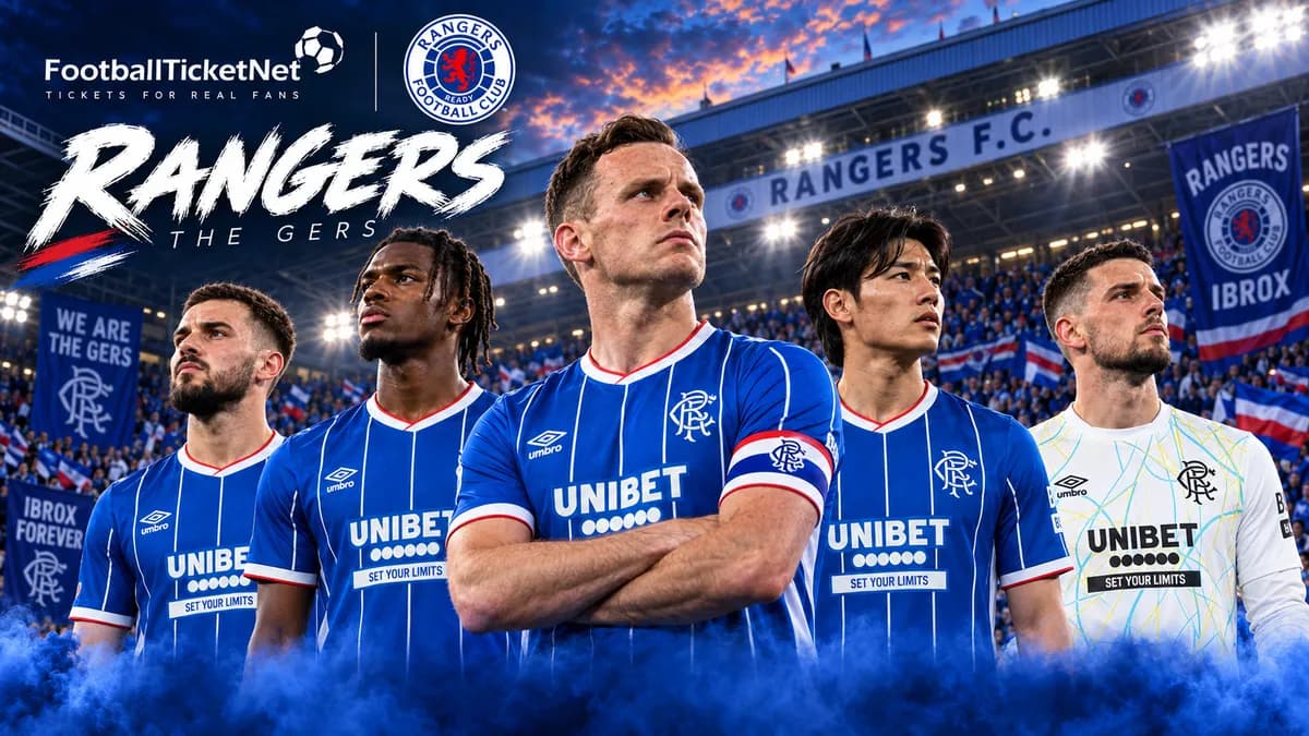 Rangers FC football match atmosphere