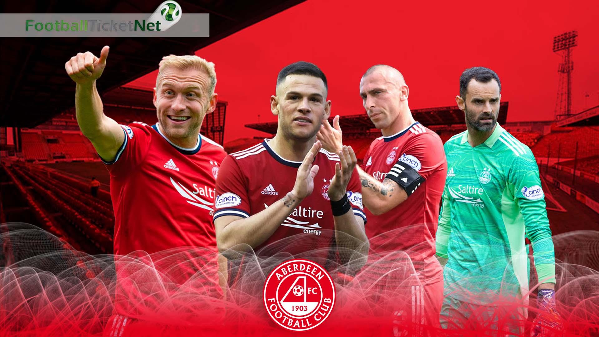 Ambiente en un partido de fútbol de Aberdeen