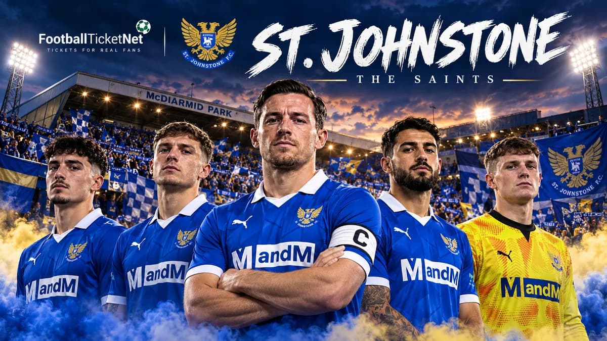 St. Johnstone football match atmosphere