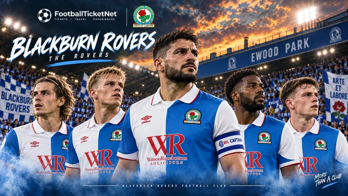 Blackburn Rovers football match atmosphere