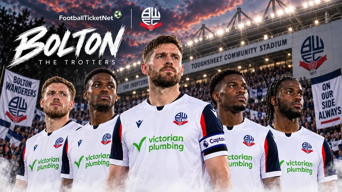 Stemning til en Bolton Wanderers-fodboldkamp