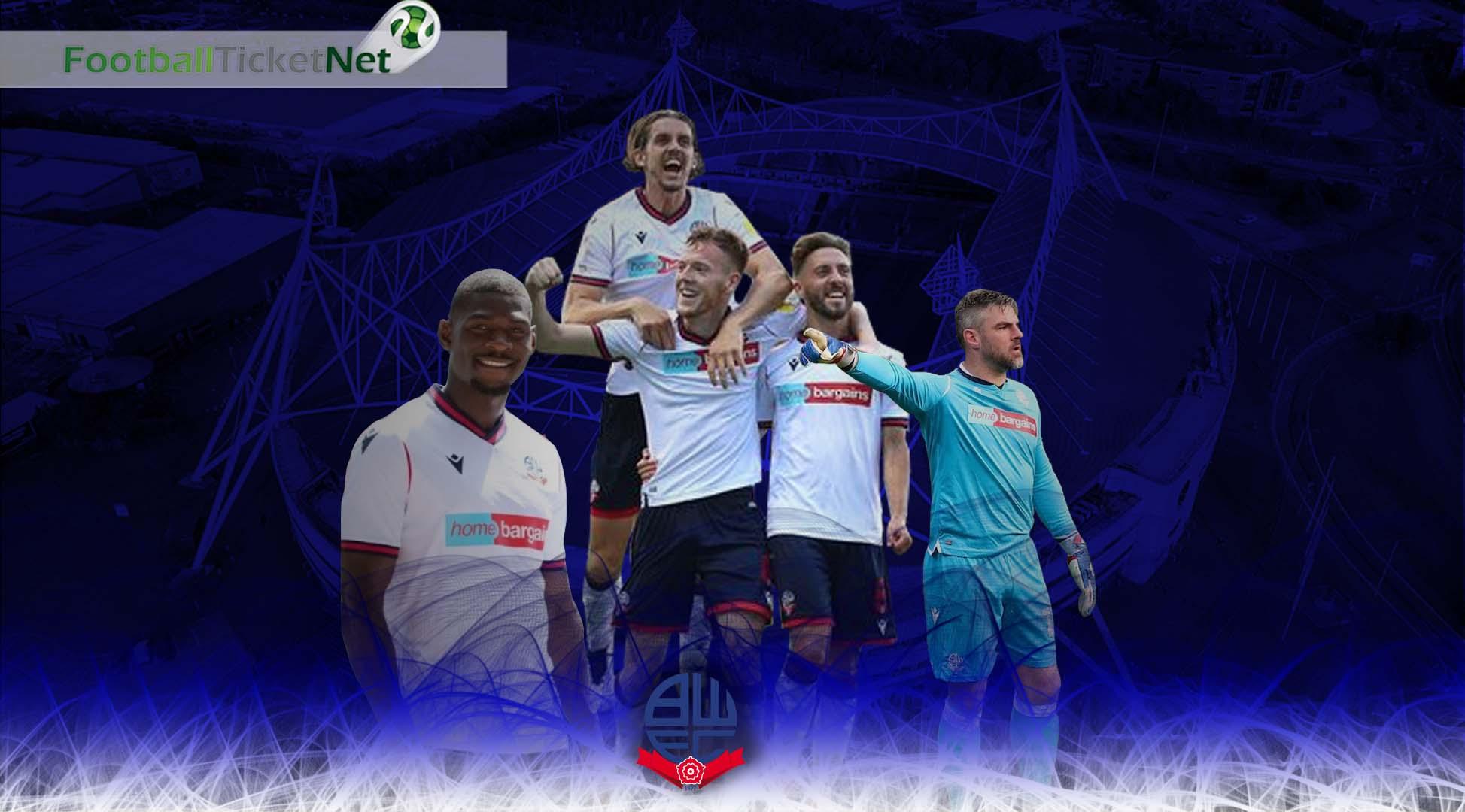 Ambiente en un partido de fútbol de Bolton Wanderers