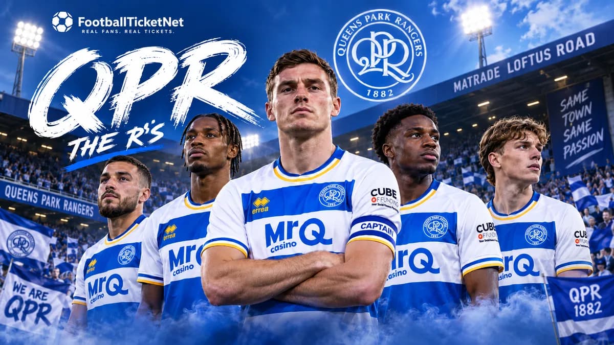 Stimmung beim Fußballspiel von Queens Park Rangers