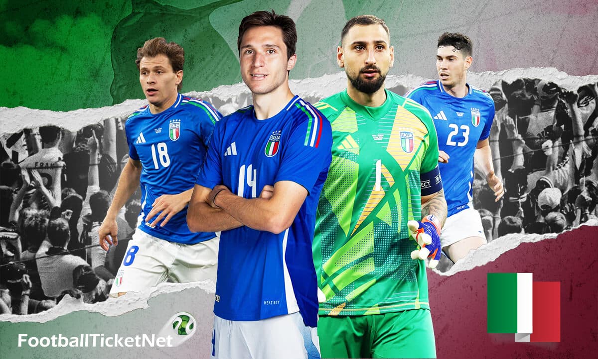 Italy football match atmosphere