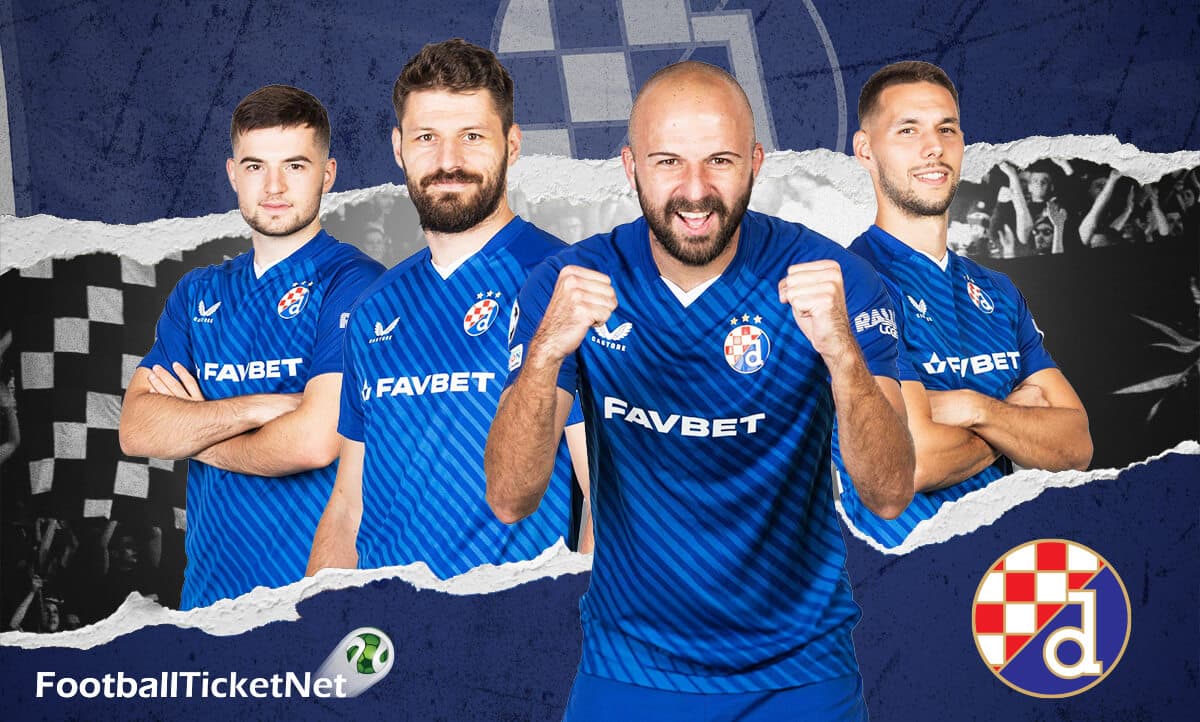 Stemning til en Dinamo Zagreb-fodboldkamp