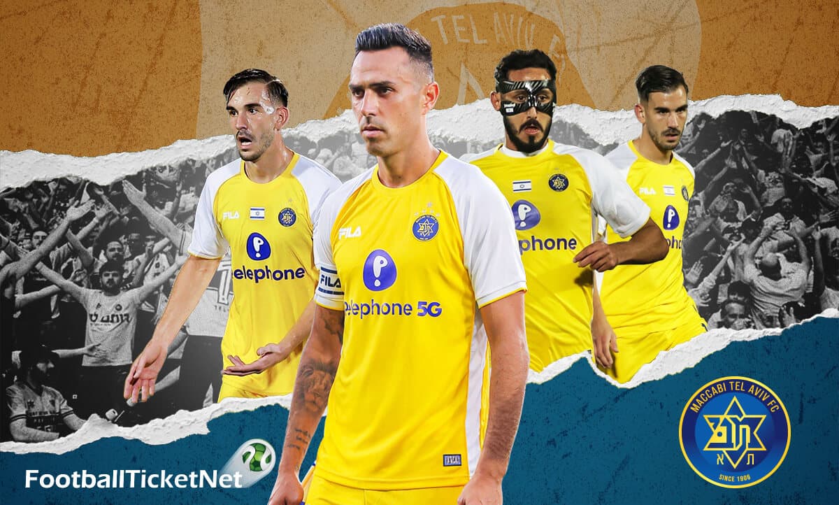 Stemning til en Maccabi Tel Aviv-fodboldkamp