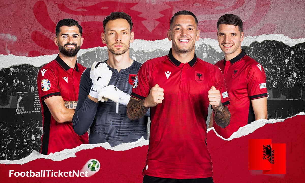 Stemning til en Albania-fodboldkamp
