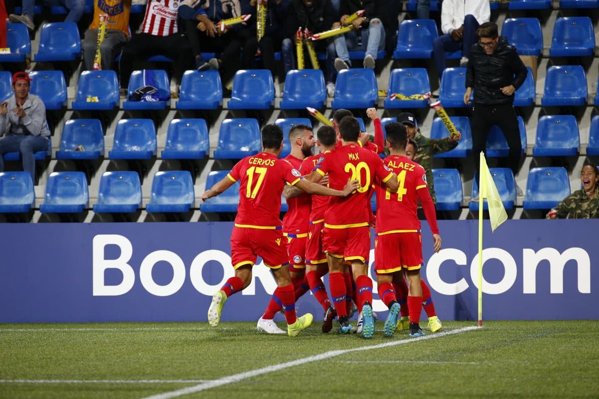 Stemning til en Andorra-fodboldkamp