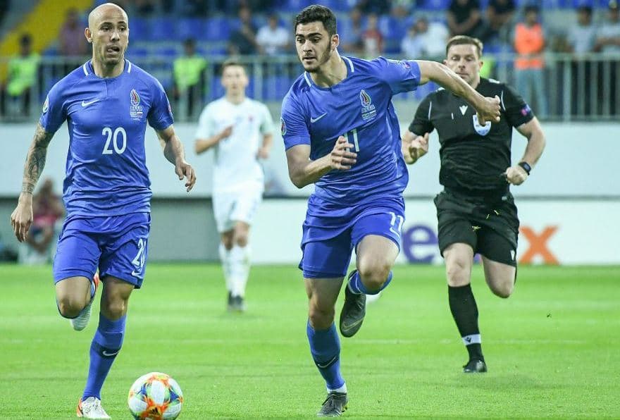 Azerbaijan football match atmosphere